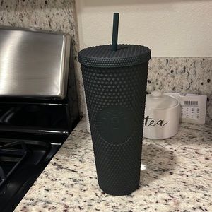 Green studded starbucks cup 2022